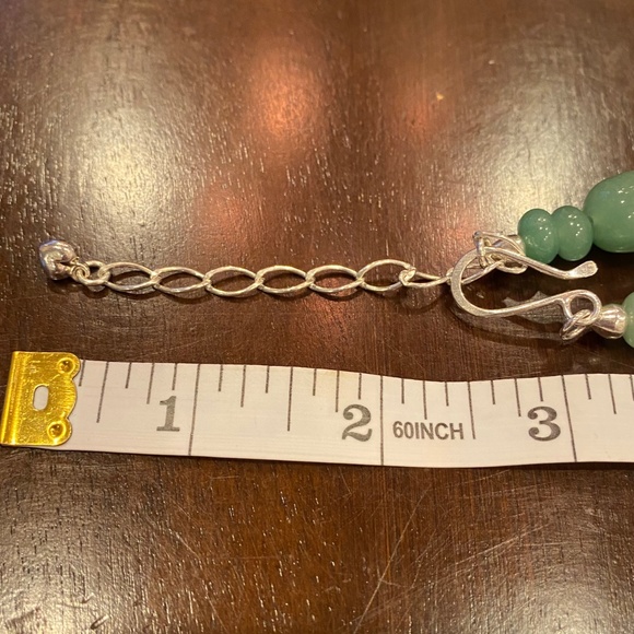 NWOT Jay King Chunky Aventurine natural stone necklace 16-20” - Picture 5 of 6